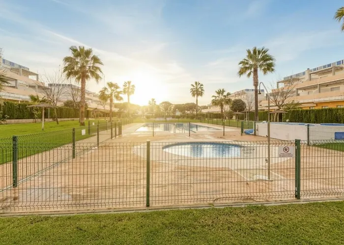 Family Oasis In Chipiona - Pool - Terrace - Padel Apartment *