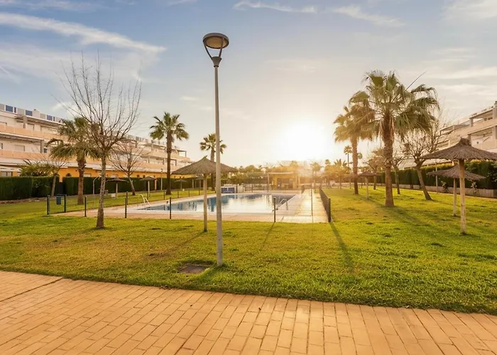 Apartment Family Oasis In Chipiona - Pool - Terrace - Padel *